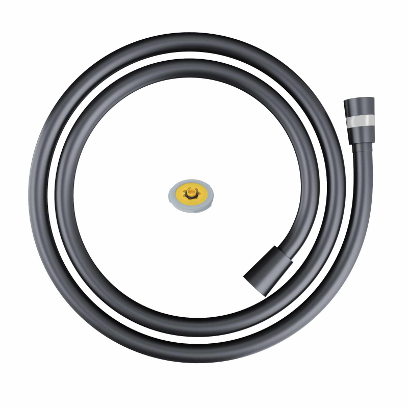 Wąż prysznicowy czarny z o-ringiem i regulatorem przepływu wody NEOPERL CORSAN CMW250BLNEO