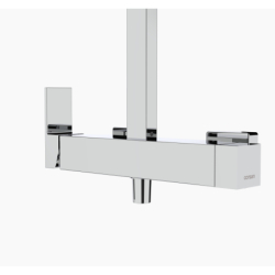 Kolumna prysznicowa ANGO deszczownica LED chrom CORSAN LED02MCH