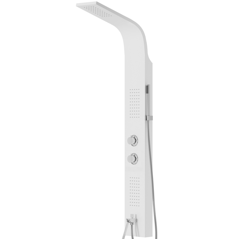 Panel prysznicowy ALTO termostat biały wylewka CORSAN A017TWHW