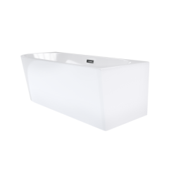 Wanna wolnostojąca narożna INTERO SLIM 150 x75 montaż prawostronny korek klik-klak grafit / gunmetal CORSAN E230MPSGM