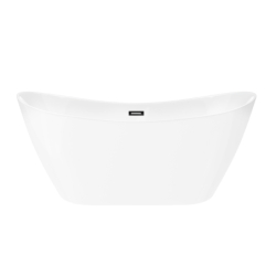 Wanna wolnostojąca NAUTI 170 x77 cm korek klik-klak grafit / gunmetal CORSAN E043XLGM