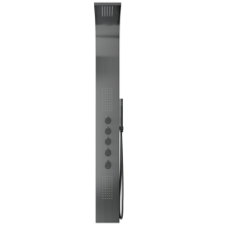 Panel prysznicowy SAMSARA termostat stal gunmetal CORSAN S003TGM