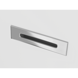 Wanna wolnostojąca SALINA 160 x75 cm korek klik-klak chrom CORSAN E026LCH