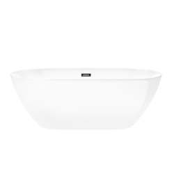 Wanna wolnostojąca OLVENA 150 korek klik-klak grafit / gunmetal CORSAN E041MGM