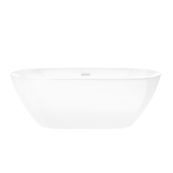 Wanna wolnostojąca OLVENA 150 korek klik-klak biały CORSAN E041MWH