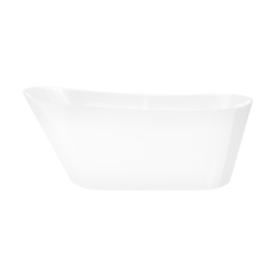 Wanna wolnostojąca ESTELLA 170 x74 cm korek klik-klak szczotkowane złoto CORSAN E302XLBGL