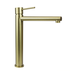 Bateria umywalkowa LUGO wysoka złoto szczotkowane CORSAN CMB7512BGL