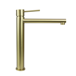 Bateria umywalkowa LUGO wysoka złoto szczotkowane CORSAN CMB7512BGL