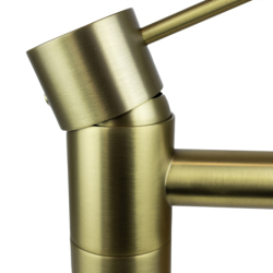 Bateria umywalkowa LUGO wysoka złoto szczotkowane CORSAN CMB7512BGL