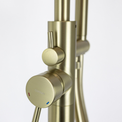 Bateria wannowa wolnostojąca lugo złoto szczotkowane CORSAN CMB7535BGL