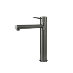 Bateria umywalkowa LUGO wysoka z ruchomą wylewką gunmetal CORSAN CMB7521GM