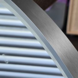 Lustro LED TONDO ze zmienną barwą 70 cm, rama gunmetal CORSAN L0070GM