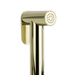 Bateria bidetowa podtynkowa LUGO złota z wężem CORSAN CMB7570GL