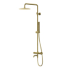 Kolumna prysznicowa LUGO deszczownica 25cm termostat wylewka obrotowa złoto szczotkowane CORSAN CMN01TBGLW