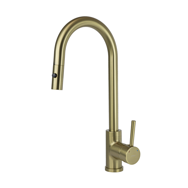 Bateria kuchenna LUGO złoto szczotkowane CORSAN CMB7563BGL