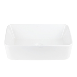 Umywalka nablatowa ANGO prostokątna 480x295x135 mm biały korek CORSAN UC5627WH