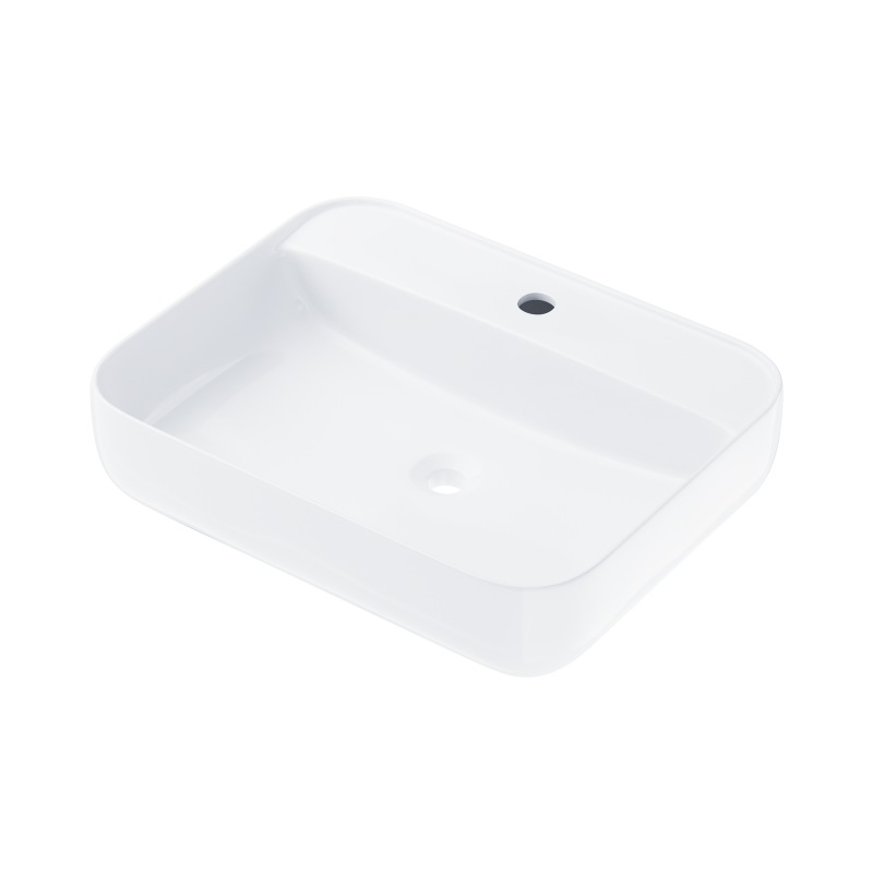 Umywalka nablatowa ANGO prostokątna 500x400x140 mm CORSAN UC5641