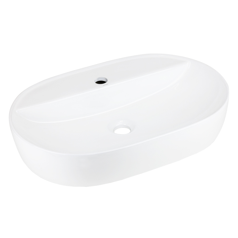 Umywalka nablatowa OLVENA 600x400x120mm otwór na baterię CORSAN UC5658