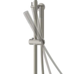 Kolumna prysznicowa LUGO deszczownica 25cm termostat wylewka obrotowa stal szczotkowana CORSAN CMN01TBSLW