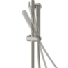 Kolumna prysznicowa LUGO deszczownica 25cm termostat wylewka obrotowa stal szczotkowana CORSAN CMN01TBSLW