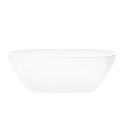 Wanna wolnostojąca OLVENA 170 cm przelew szczelinowy korek klik klak chrom CORSAN V041XLCH