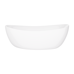 Wanna wolnostojąca AVOLA 180 cm przelew szczelinowy korek klik klak miedź szczotkowana CORSAN V032XXLBRG