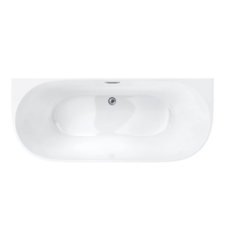 Wanna przyścienna MONO slim 170 cm korek klik klak chrom CORSAN E029XLSCH