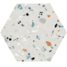 GOBI BIANCO HEXAGON MAT 20X24 GAT.1 (P.94767)
