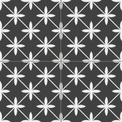 STAR BLACK MAT 45X45 GAT.1...