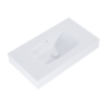 UMYWALKA DIMPLE 80 ŚCIENNA, MARMUR WHITE MATT ELITA 168852