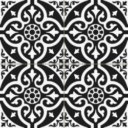 CHESTER BLACK MAT 45X45...