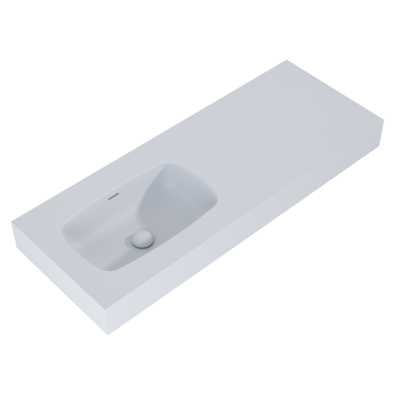UMYWALKA DIMPLE 120 LEWA (60+60) ŚCIENNA, MARMUR STONE MATT ELITA 168869 / RE041201027040