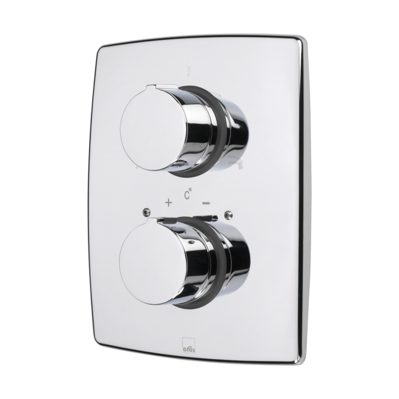 El. natynk. baterii wannowo-natryskowej chrom Cubista ORAS 2888