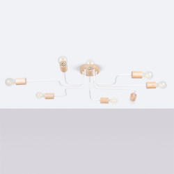 Żyrandol TIMBO 8 biały SOLLUX SL.1667