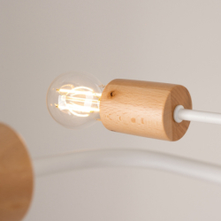 Żyrandol TIMBO 8 biały SOLLUX SL.1667