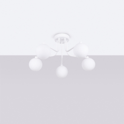 Żyrandol ASTRAL 5 biały SOLLUX SL.1660