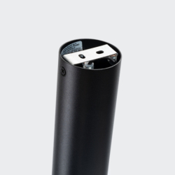 Plafon NERO 22,5 czarny/chrom SOLLUX SL.1409