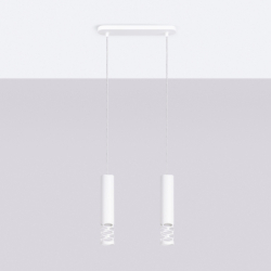 Lampa wisząca LIRO 2 biały SOLLUX SL.1692