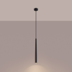 Lampa wisząca BLISS 1 czarna SOLLUX SL.1462
