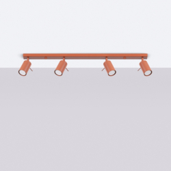 Plafon RING 4L ochra czerwona SOLLUX SL.1510