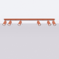 Plafon RING 6L ochra czerwona SOLLUX SL.1511