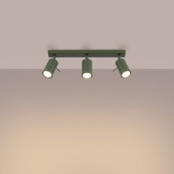 Plafon RING 3L zielony oliwkowy SOLLUX SL.1502