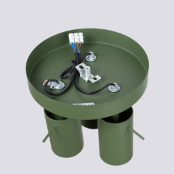 Plafon RING 3P zielony oliwkowy SOLLUX SL.1503