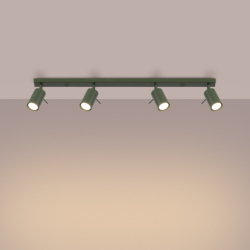 Plafon RING 4L zielony oliwkowy SOLLUX SL.1504