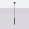 Lampa wisząca LAGOS 1 zielona oliwka SOLLUX SL.1484