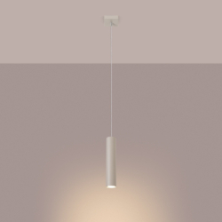 Lampa wisząca LAGOS 1 beżowa SOLLUX SL.1479