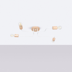 Żyrandol TIMBO 4 biały SOLLUX SL.1665