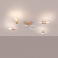 Żyrandol TIMBO 4 biały SOLLUX SL.1665