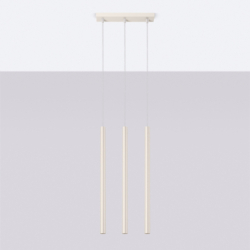 Lampa wisząca PASTELO 3 beżowa SOLLUX SL.1514