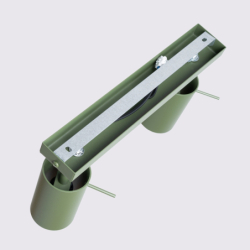 Plafon RING 2 zielony oliwkowy SOLLUX SL.1501